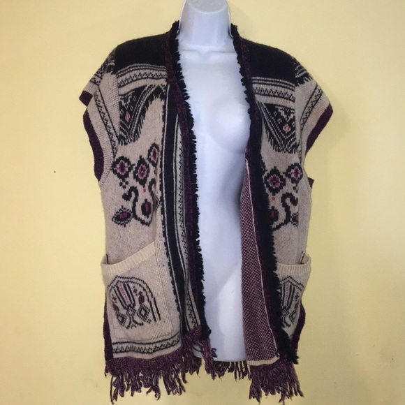 {Anthro} Angel of the North Lamalime Sweater Vest - Picture 3 of 6